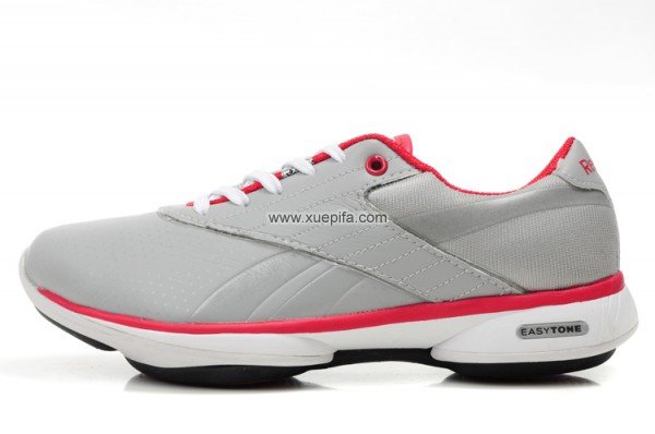 Reebok锐步easytone 2012新款8018跑步鞋灰红色 女