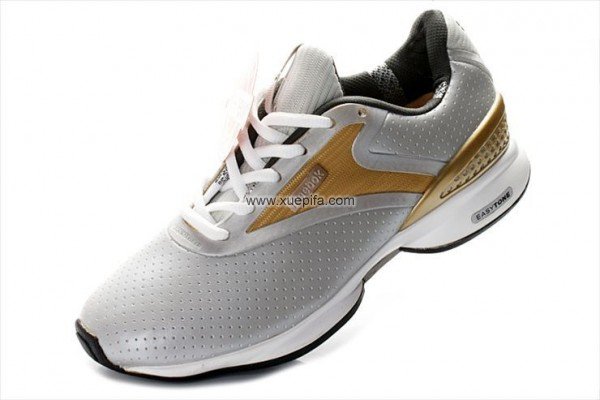 Reebok锐步easytone 2012新款919跑步鞋银金色 女