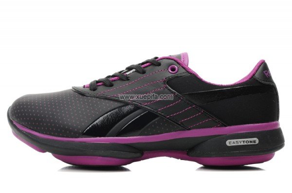 Reebok锐步easytone 2012新款8018跑步鞋黑红色 女