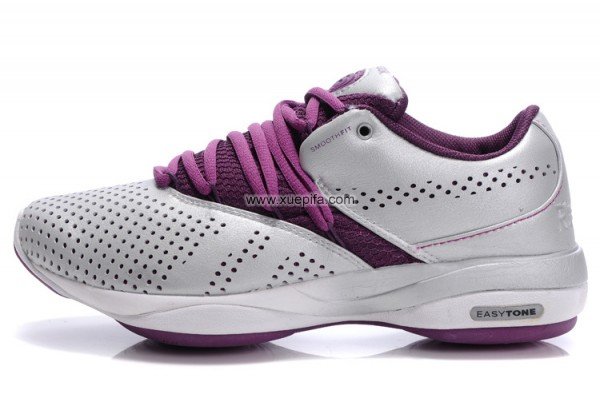 Reebok锐步easytone 2012新款1012跑步鞋银酒红 女