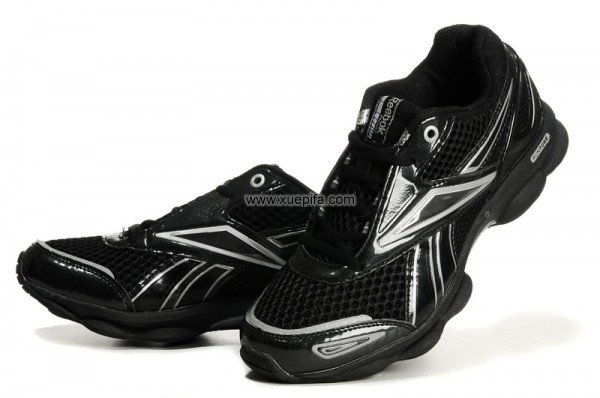 Reebok锐步runtone 2012新款1015跑步鞋黑银色 男