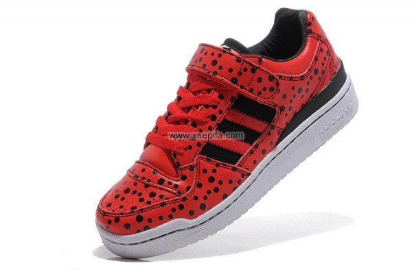 Adidas阿迪三叶草superstarII板鞋 2012新款adicolor七星瓢虫黑红色 男女