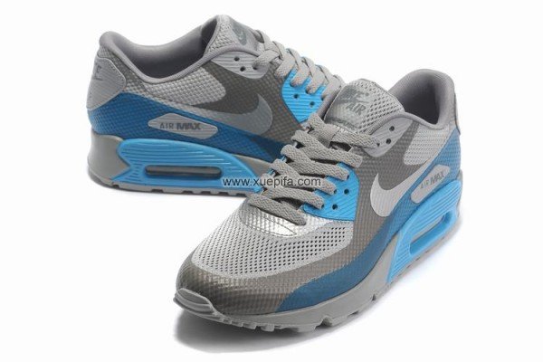 Nike耐克Air max跑鞋 二代刘翔亲着灰蓝 男