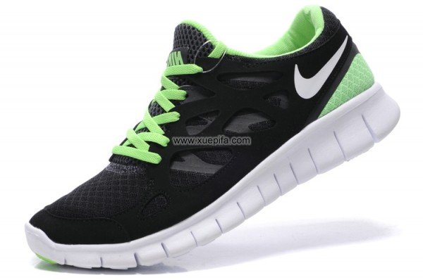 Nike耐克赤足跑鞋 6.5代2012灰荧光绿 女
