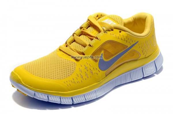 Nike耐克赤足跑鞋 夏季新款三代 5.0金黄银灰 男