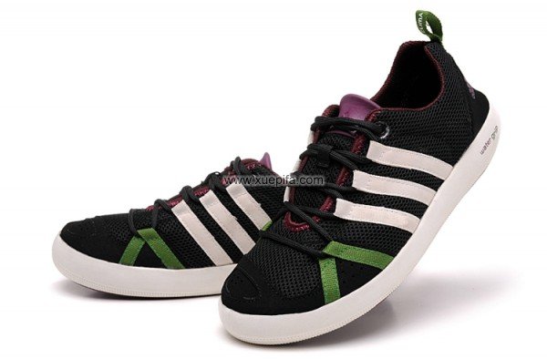 Adidas阿迪冲浪鞋 夏季水果黑紫 男女