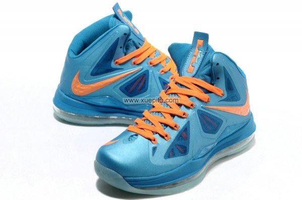 Nike耐克詹姆斯篮球鞋 2012新款10代月桔 男
