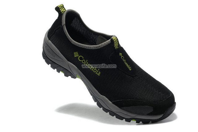 哥伦比亚网布鞋 2012新款透气黑色 男