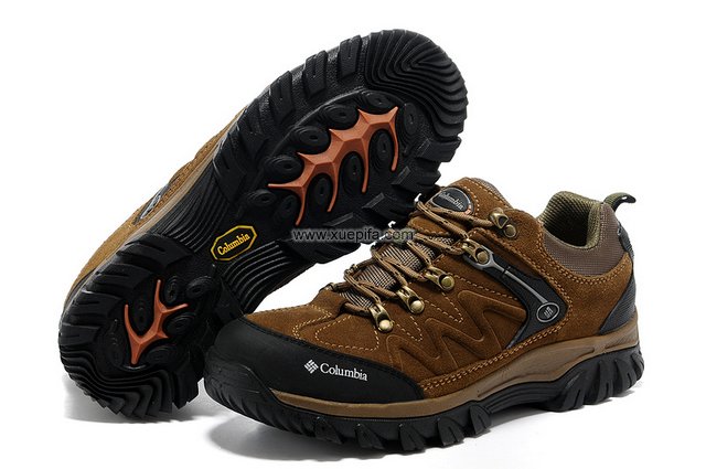 哥伦比亚登山鞋 2012新款徒步棕色 男