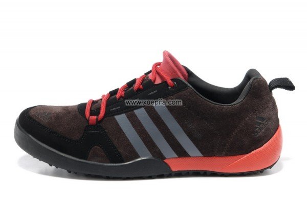 Adidas阿迪户外跑鞋 20998徒步棕桔 男女