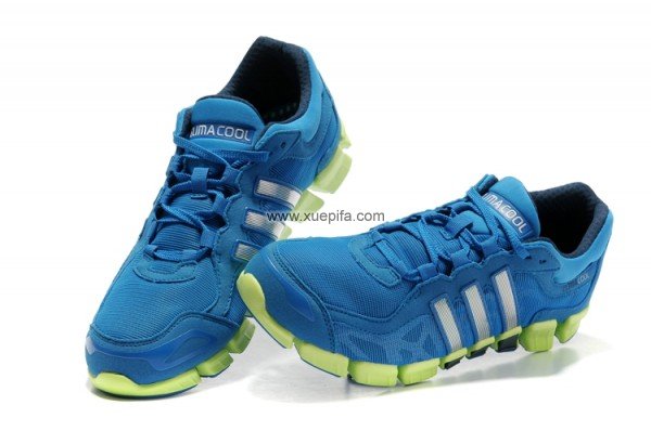 毛毛虫跑鞋 清爽透气宝蓝绿 G61688 男