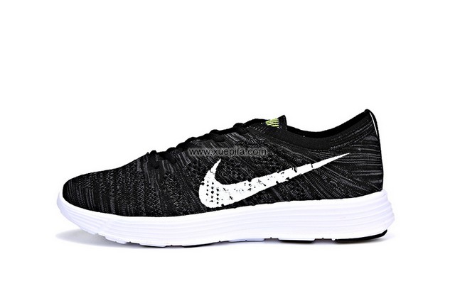 HTM Flyknit Trainer+535089-101黑灰白 男