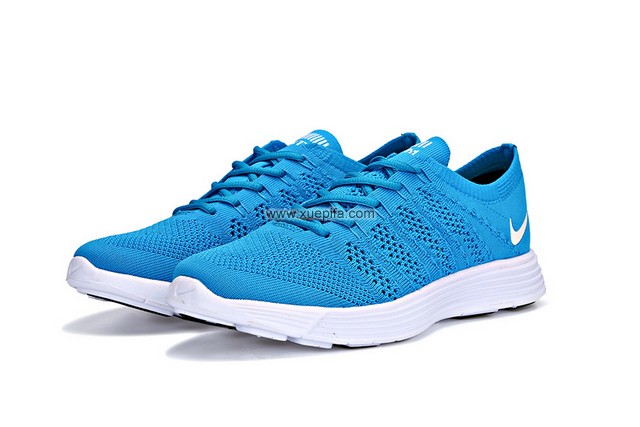 HTM Flyknit Trainer+535089-440兰白 男