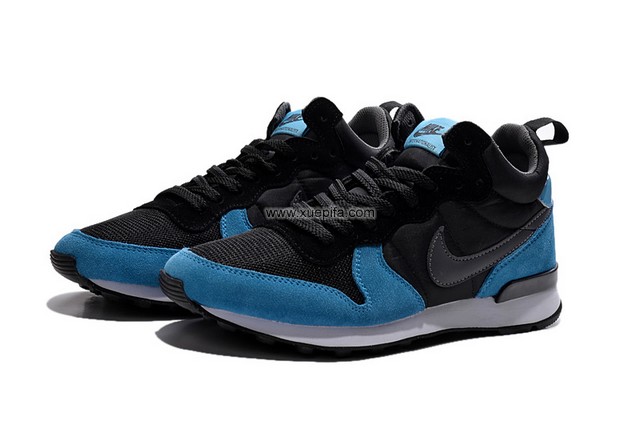 华夫鞋高帮天蓝黑 男女