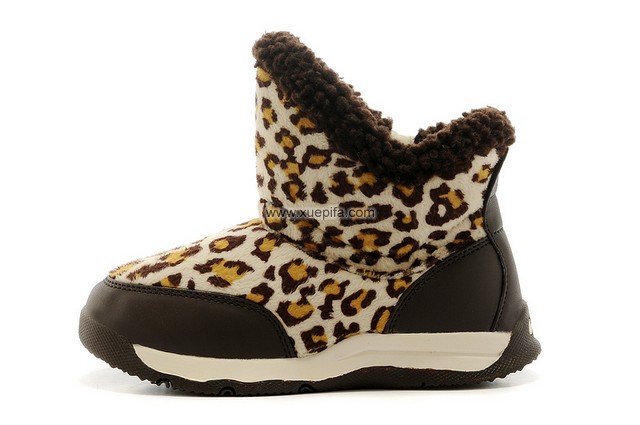 耐克童鞋雪地靴豹纹 