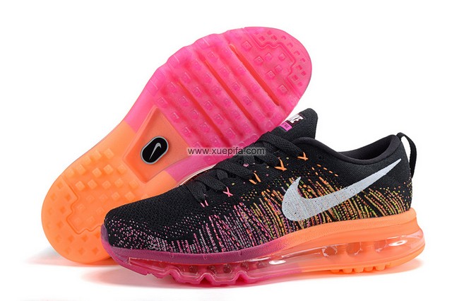 Air max跑鞋2014全气垫620659-015黑桃红 男女