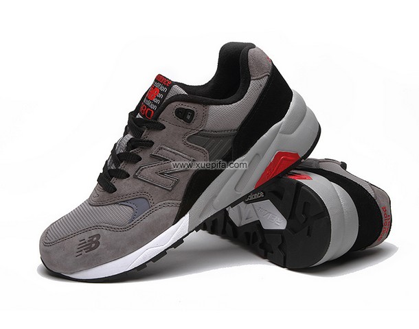 新百伦580GK猪巴革灰黑 男女