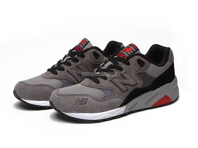 新百伦580GK猪巴革灰黑 男女