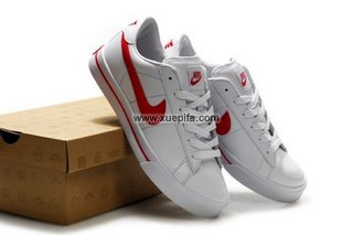 Nike耐克文化鞋 2010新款902板鞋白红 男
