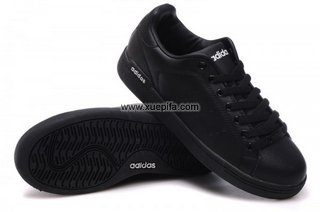 Adidas阿迪三叶草史密斯板鞋 2010新款2.5代黑色 男