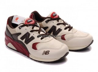 NewBalance新百伦580跑步鞋 米酒红 男