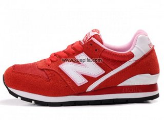 NewBalance新百伦996跑步鞋 红白色 情侣