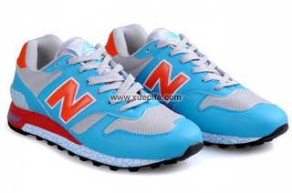 NewBalance新百伦1300跑步鞋 灰蓝桔 情侣