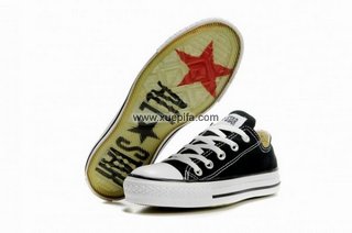 Converse匡威经典帆布 2011新款透明底黑色低帮 情侣