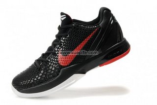 Nike耐克科比6代篮球鞋 2011新款黑红 男