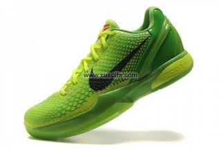 Nike耐克科比6代篮球鞋 2011新款草青色 男