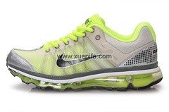 Nike耐克Air max跑鞋 09款1代绿黑勾 男