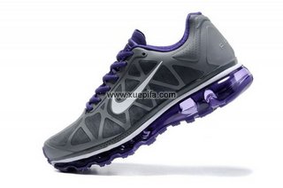 Nike耐克Air max跑鞋 09五代网面灰紫 女
