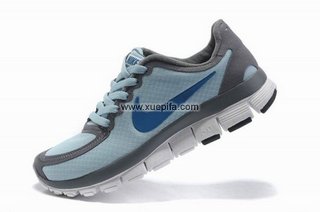 Nike耐克赤足跑鞋 2011新款5.0网面灰月 女