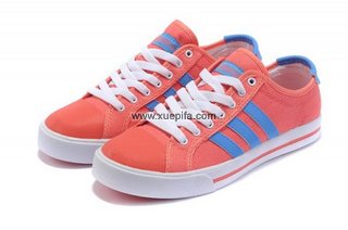 Adidas阿迪三叶草文化帆布鞋 2011夏季红色 女