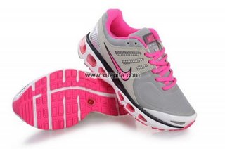 Nike耐克Air max跑鞋 2010网面 灰桃红 女