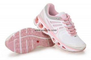 Nike耐克Air max跑鞋 2010网面 白粉 女