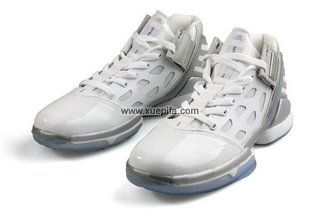Adidas阿迪罗斯篮球鞋 adizero rose 2.0全白 男
