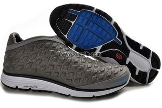 Nike耐克登月跑鞋 2011 4.5代灰蓝 男