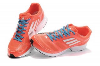 Adidas阿迪三叶草清风跑步鞋 2011新款0611桔红 男