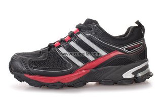 阿迪登山鞋 2011第三款黑白红 男