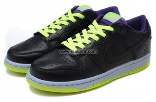 Nike耐克Dunk板鞋 2011秋季新款黑绿紫 男