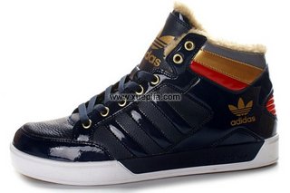 Adidas阿迪三叶草全城热恋潮鞋 2011深蓝 男