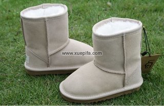 Ugg雪地靴童靴 2011冬季5281保暖沙色 儿童