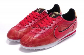 Nike耐克阿甘鞋 2012新款龙腾潮流红色 男