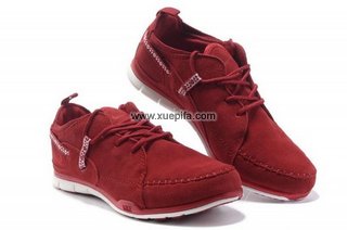 Nike耐克陈冠希潮流鞋 2012新款热销超轻跑步鞋大红色 男女