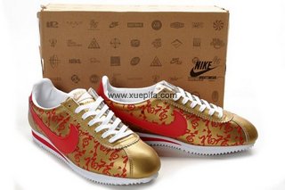 Nike耐克阿甘鞋 2012新款龙年吉祥限量版超轻金色 男女