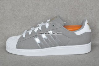 Adidas阿迪插卡板鞋 2012新款白灰 男女