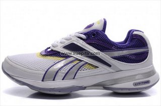 Reebok锐步easytone 2012新款1010跑步鞋白紫色 女