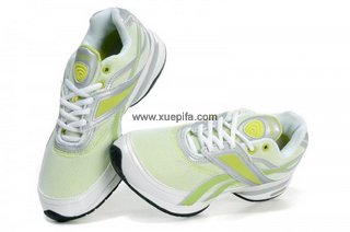 Reebok锐步easytone 2012新款1010跑步鞋白荧光绿色 女