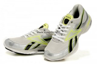 Reebok锐步easytone 2012新款8026跑步鞋银荧光绿色 女